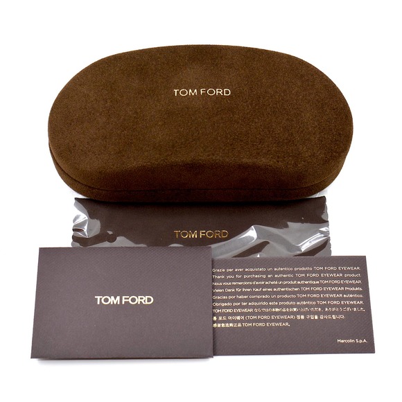 TOM FORD TF5544-B/V 056 BLOND HAVANA BLUE BLOCK AUTHENTIC EYEGLASSES FRA… - Picture 11 of 11